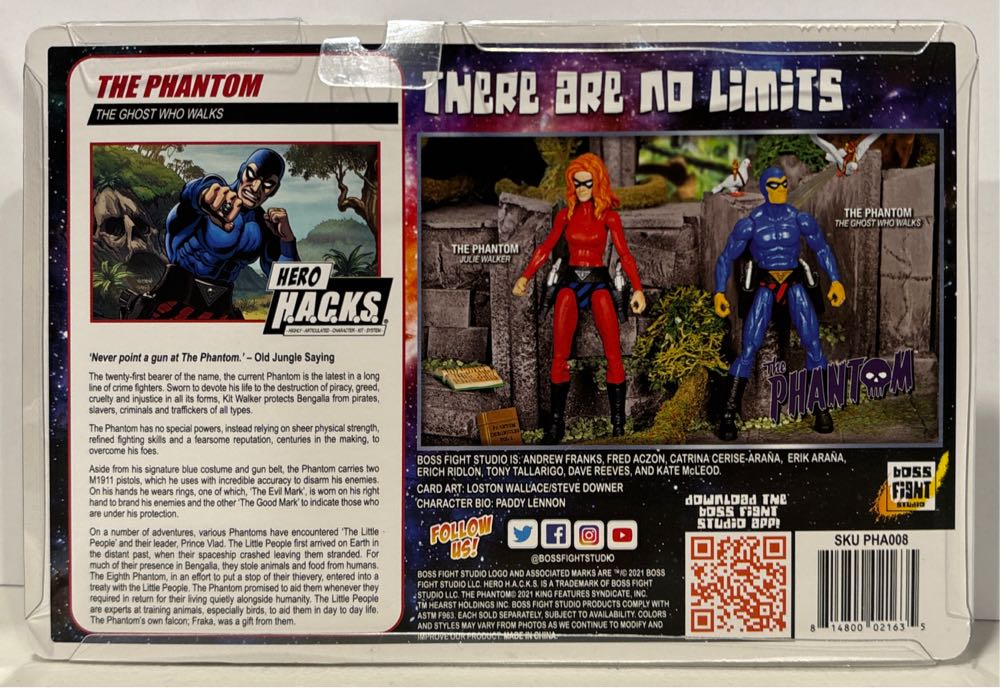 The Phantom (Hero H.A.C.K.S. Blue) - Boss Fight (The Phantom) action figure collectible [Barcode 814800021635] - Main Image 3