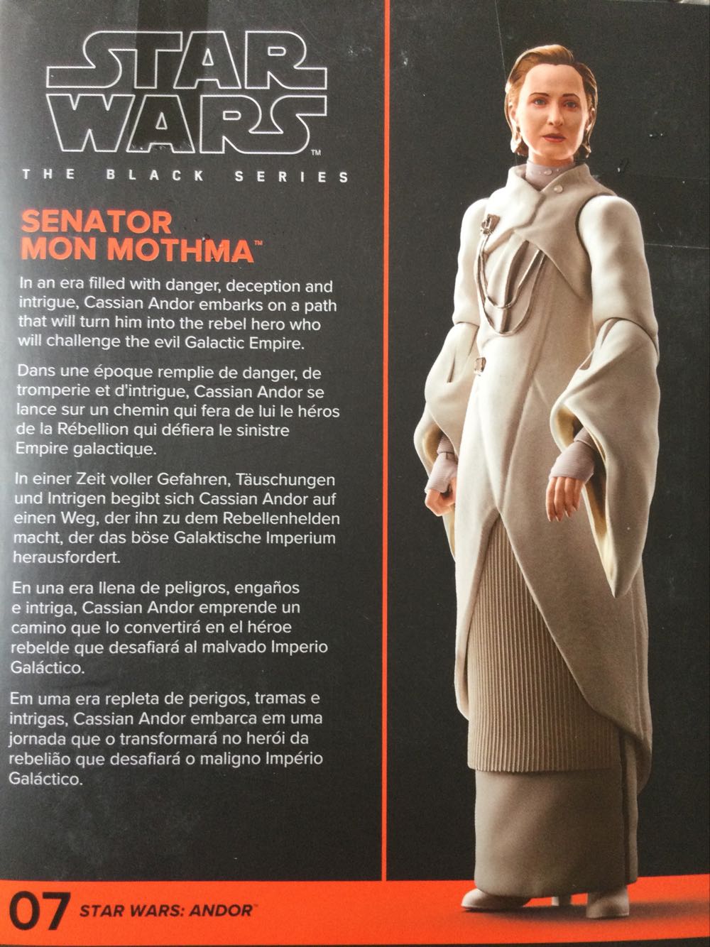 Mon Mothma - Hasbro (Star Wars - Andor) action figure collectible [Barcode 5010994179328] - Main Image 2