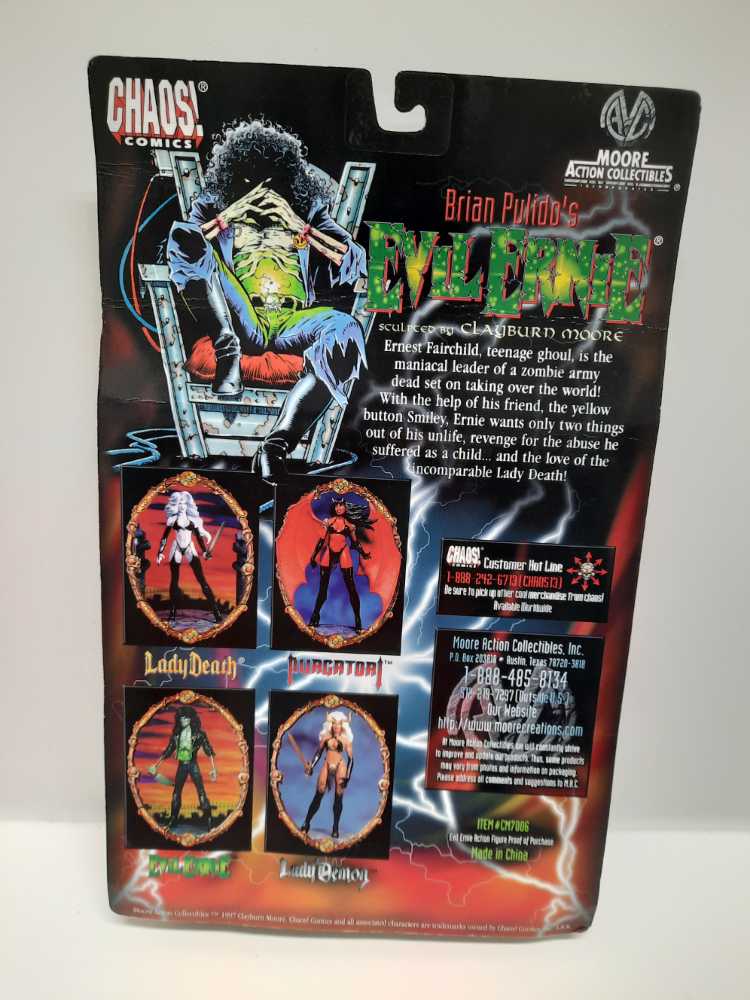Evil Ernie (Glow-in-the-dark)  (Moore Action Collectibles: 6”) action figure collectible - Main Image 2