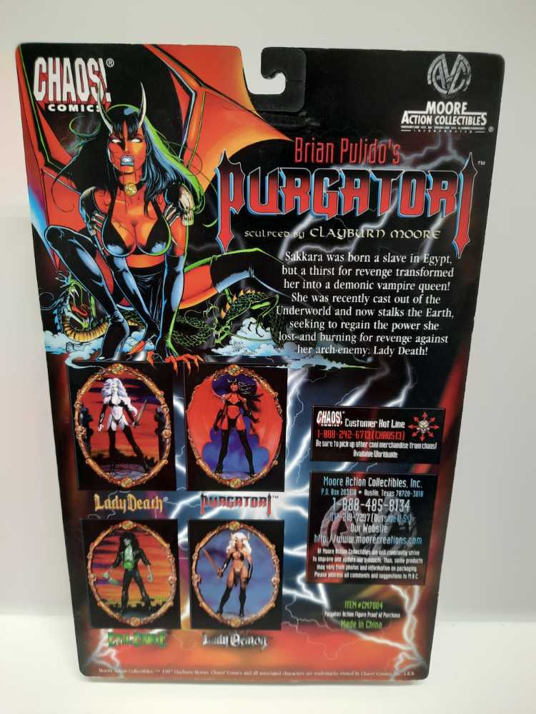 Purgatori  (Moore Action Collectibles: 6”) action figure collectible - Main Image 2