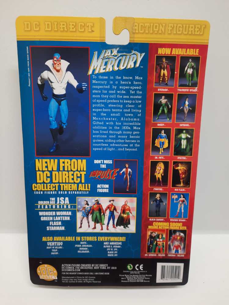 Max Mercury  (DC Direct: 6”) action figure collectible [Barcode 118100003439] - Main Image 2