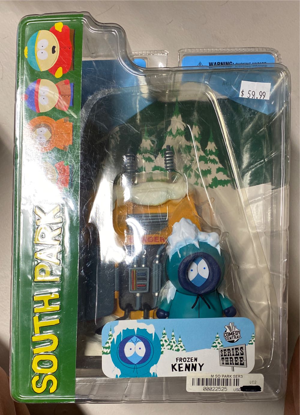 Frozen Kenny South Park Mezco - Mezco Toys (Series 3) action figure collectible [Barcode 696198230253] - Main Image 1
