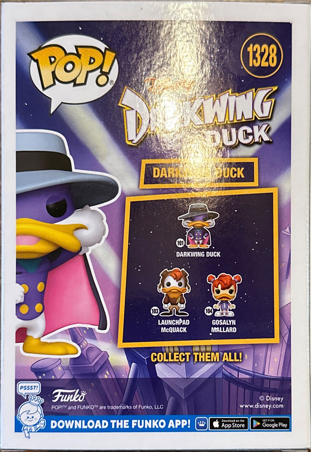 Funko Pop! Darkwing Duck #1328 - Funko action figure collectible [Barcode 889698692335] - Main Image 2
