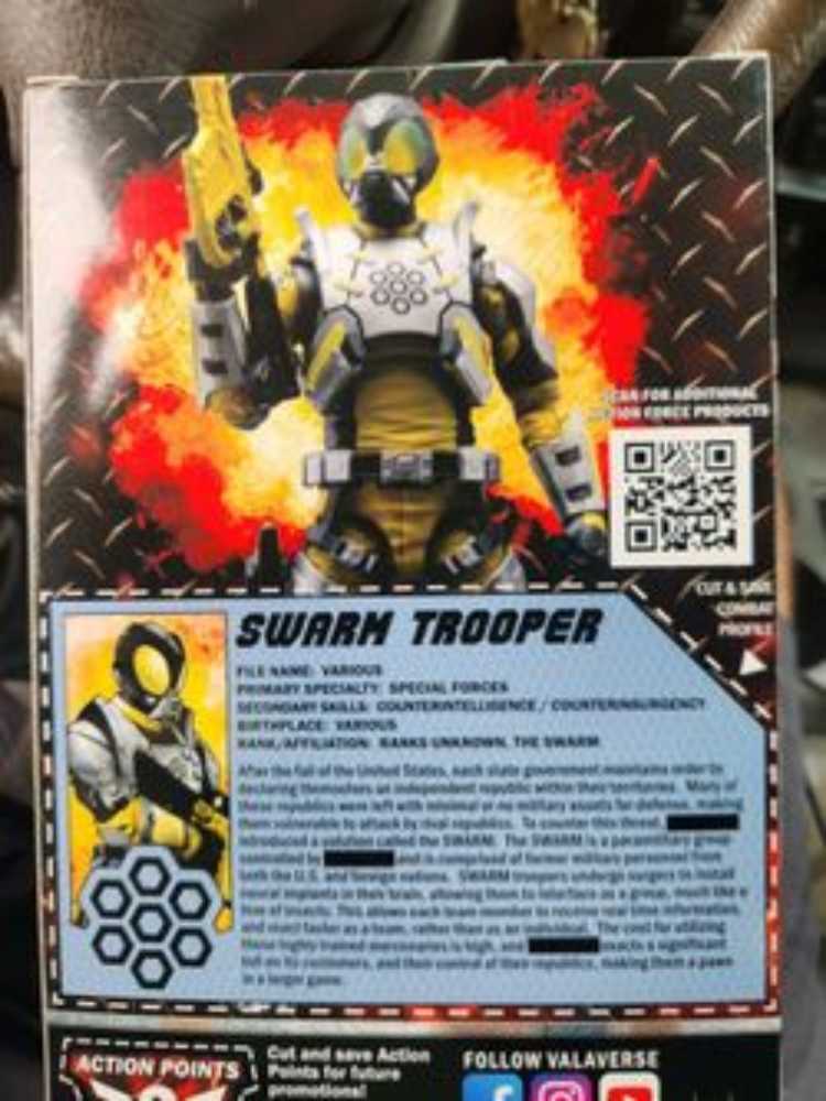 SWARM - Swarm Trooper (SDS) - Valaverse (Action Force) action figure collectible [Barcode 601968692414] - Main Image 2