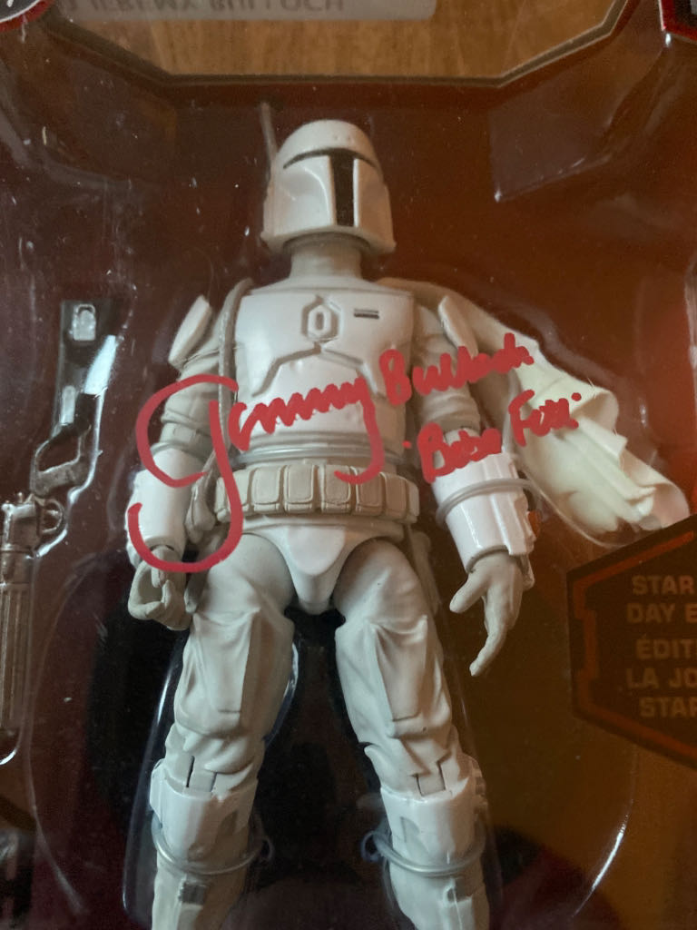 Boba Fett Signed Disney UK ELITE COLLECTION - Disney (Jeremy Bullouch Signed Boba Fett) action figure collectible [Barcode 5054504607581] - Main Image 2