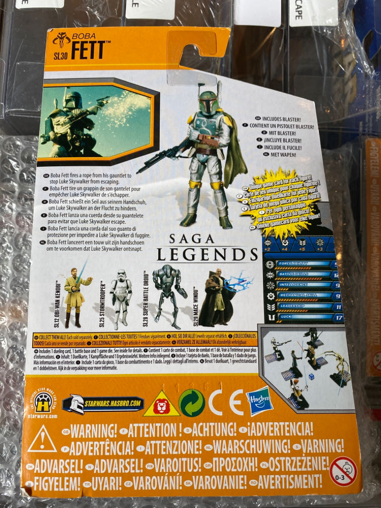 Boba Fett Saga Legends SL30 - Hasbro (Saga Legends SL30) action figure collectible - Main Image 2