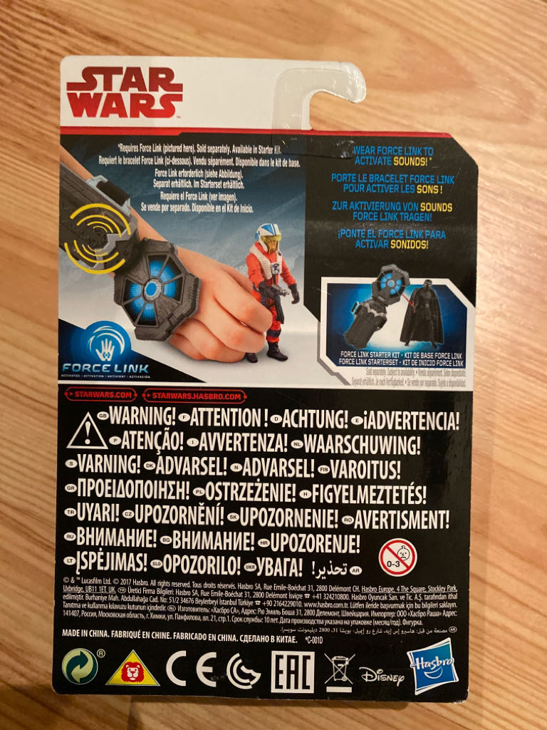 STAR WARS - THE LAST JEDI 3.75” ACTION FIGURES with FORCELINK ACTIVATION - Disney Hasbro (X2 Star Wars Ep8 TLJ) action figure collectible [Barcode 5010993448081] - Main Image 2