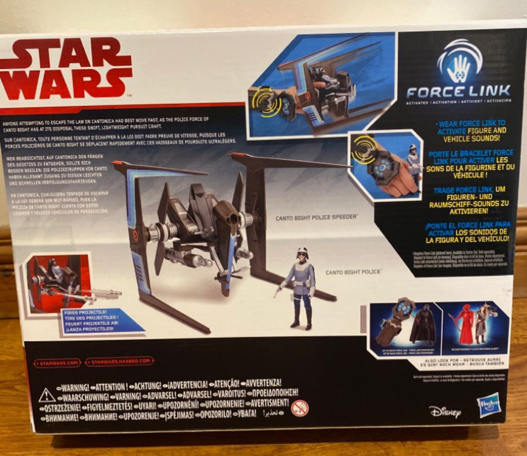 2016 Canto Bight Police Speeder - Disney / Hasbro (Force Link) action figure collectible [Barcode 5010993370795] - Main Image 2