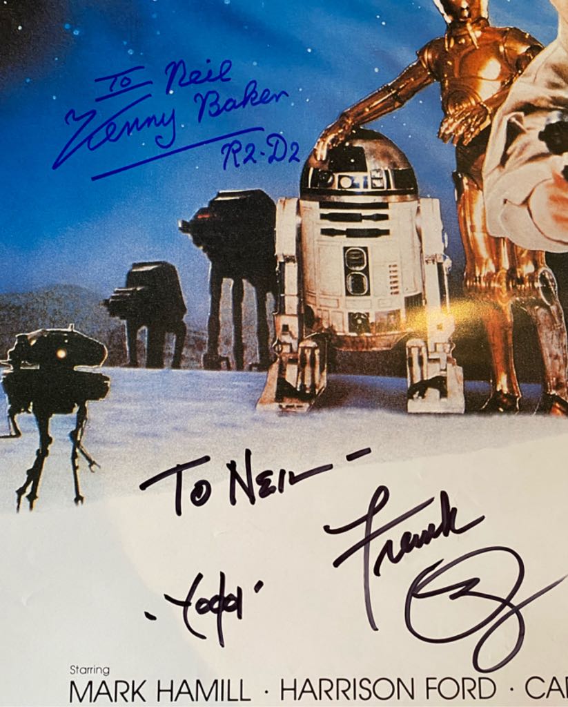 Hand Signed Empire Strikes Back Poster  (Multi signed Empire strike back poster) action figure collectible - Main Image 2