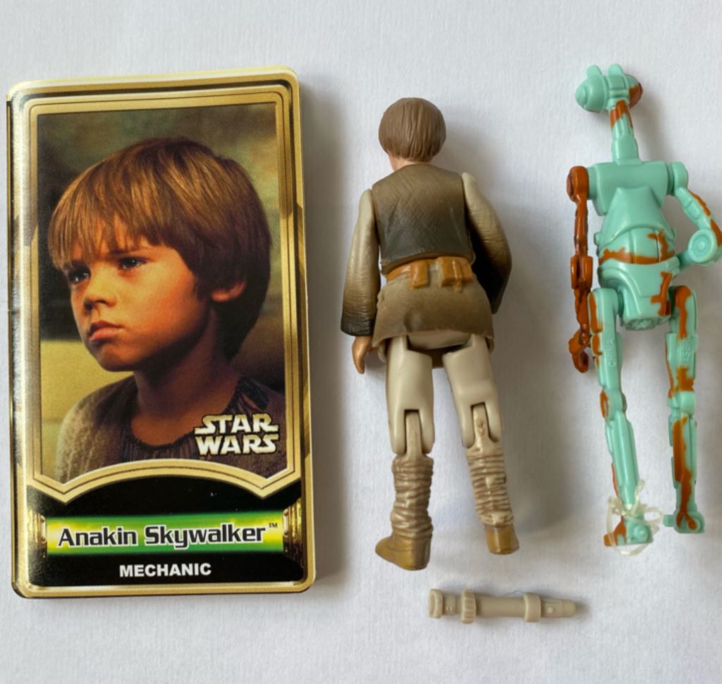 * Loose Anakin Skywalker Ep1 Mechanic POTF2 Flash Back  (Ep1 Anakin And Droid) action figure collectible - Main Image 2
