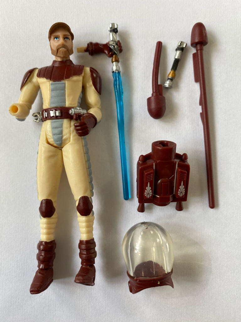 * Loose Obi-wan Kenobi Space Suit  (The Clone Wars Red) action figure collectible - Main Image 2