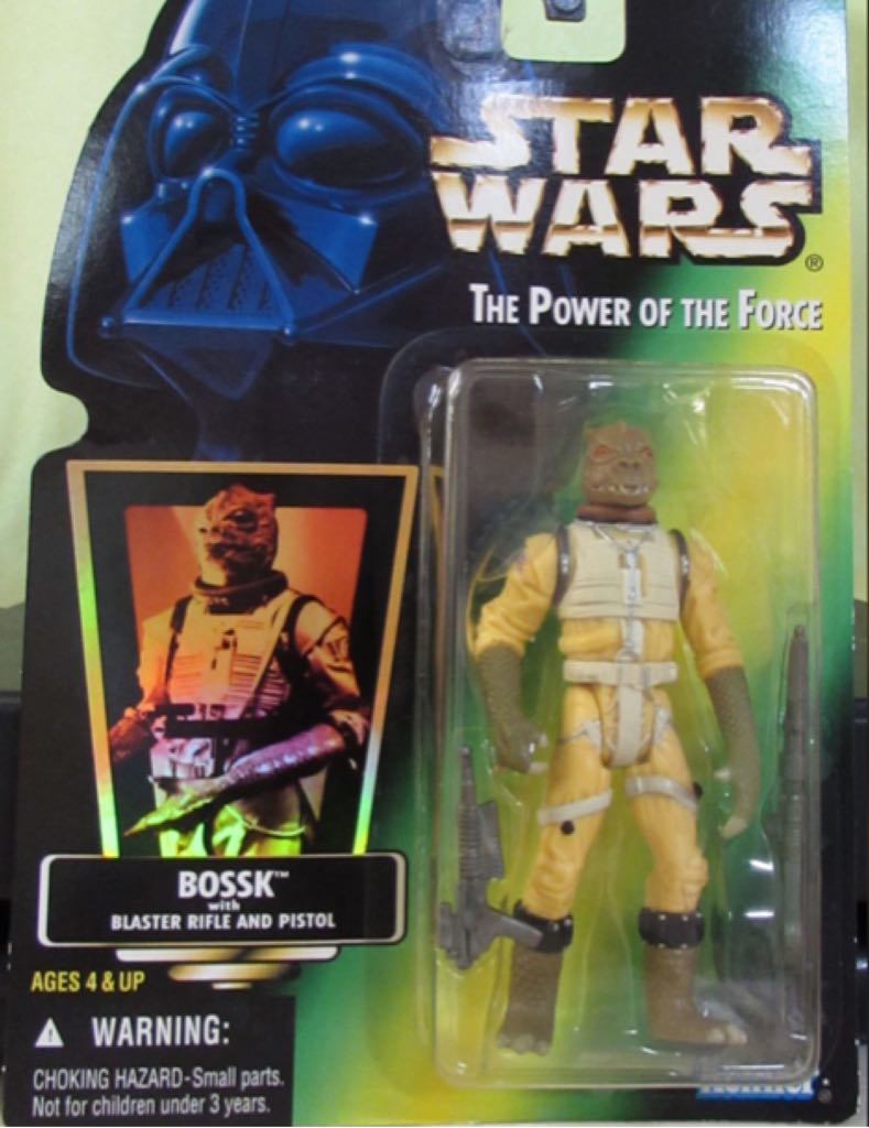 * Loose Bossk Green Card Holo POTF  (Empire Strikes Back) action figure collectible - Main Image 2