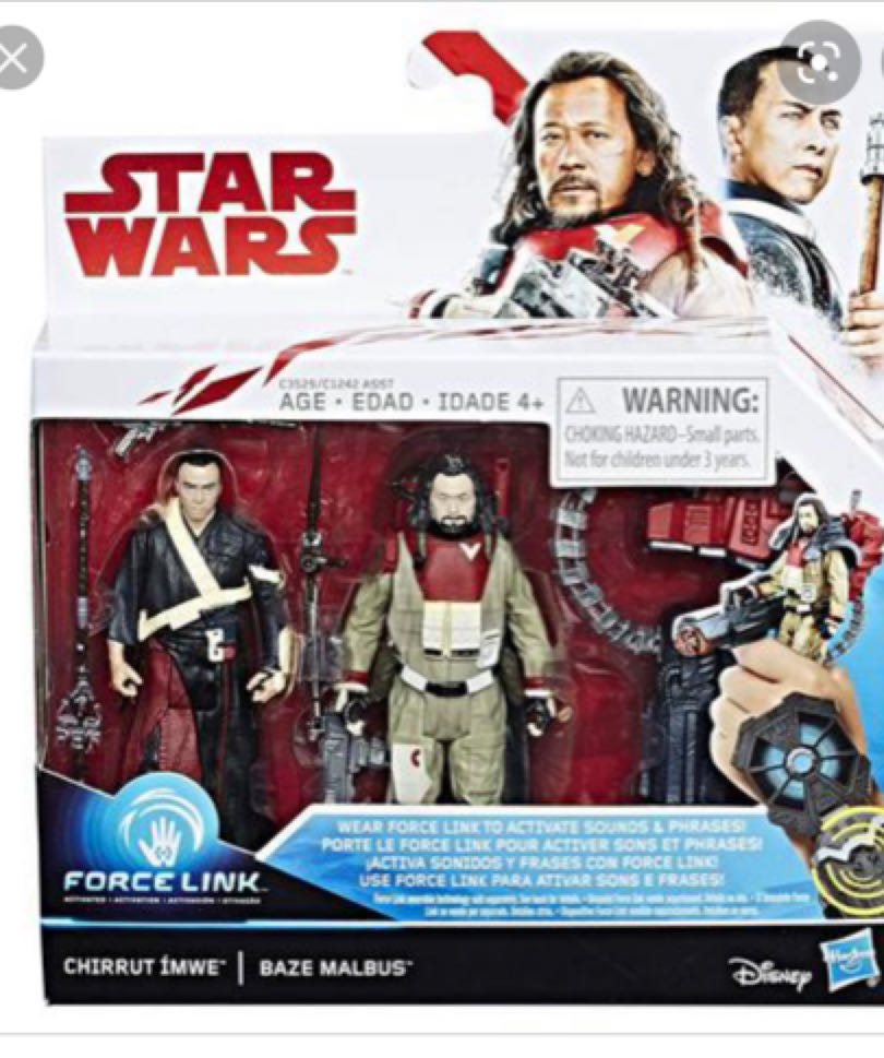 * Loose Chirrut Imwe ( From Two Pack) - Hasbro (Star Wars: 2017: 3.75 IN: The Last Jedi) action figure collectible - Main Image 2