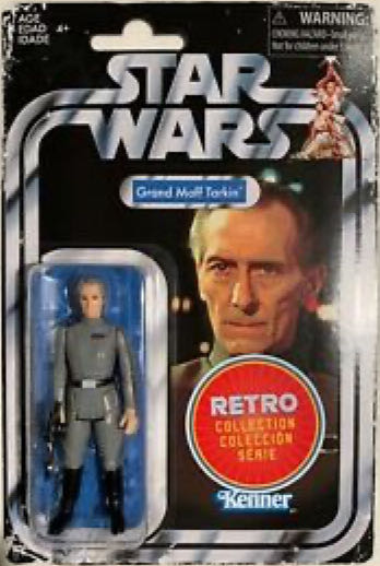 * Loose Grand Moff Tarkin (Retro Collection) X2 Escape From Death Star - Retro Collection(Kenner) (Packed With The Escape From Death Star Game) action figure collectible [Barcode 5010993608317] - Main Image 2