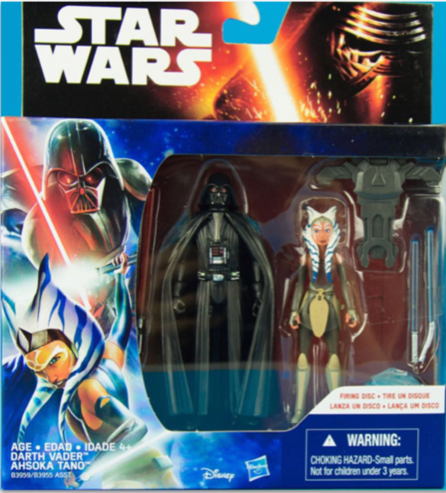 * Loose Ahsoka Tano From The Force Awakens Multipack: Darth Vader and Ashoka Tano - Hasbro (Star Wars 3.75” TFA) action figure collectible - Main Image 2