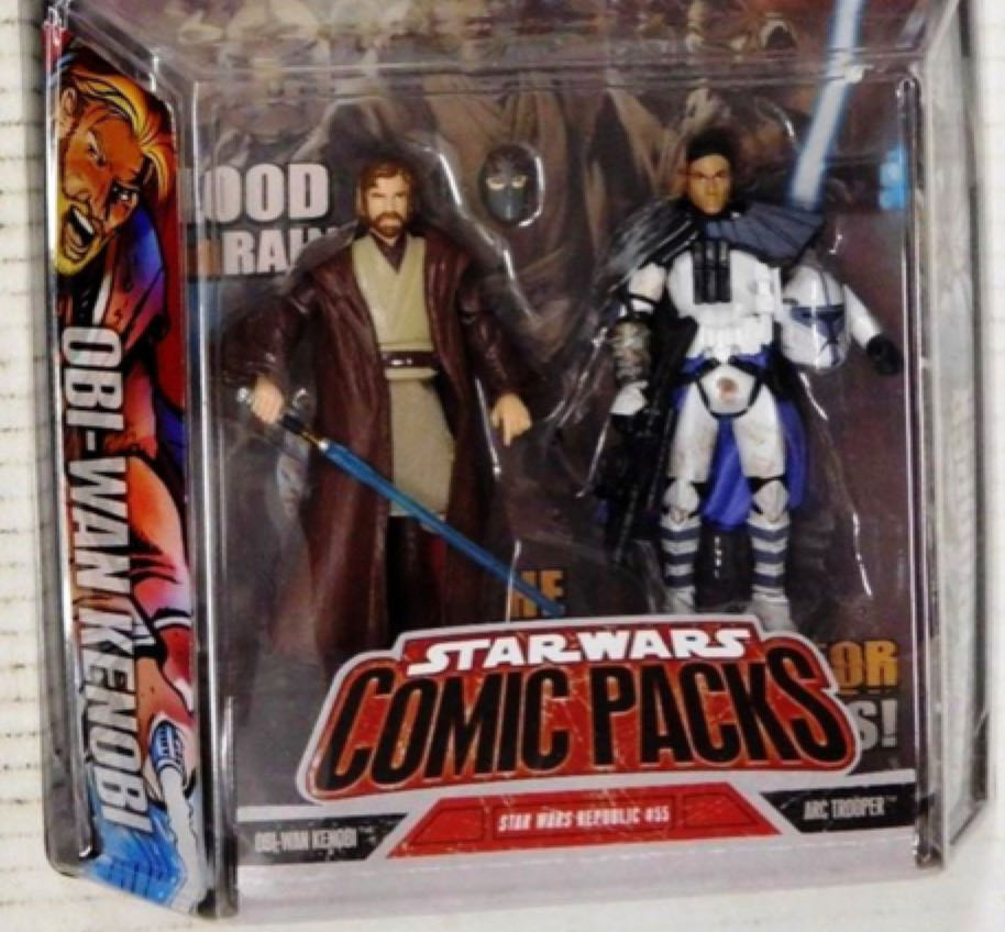 * Loose OBI-WAN -KENOBI From Comic Pack  (Star Wars Comic Packs) action figure collectible - Main Image 2