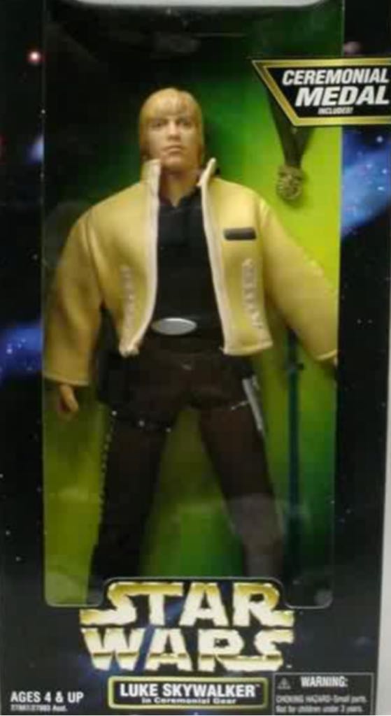* Loose Luke Skywalker 12” Ceremonial Gear + Medal  (Star Wars Medal Ceremony) action figure collectible - Main Image 2
