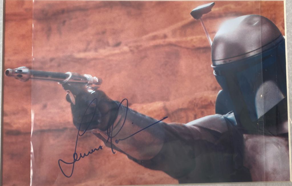 Hand Signed Jango Fett Photo  (Hand Signed Jango Fett) action figure collectible - Main Image 2