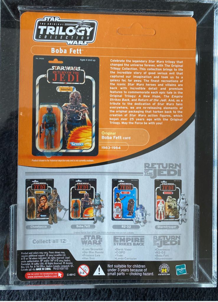 Boba Fett Trilogy Collection Uk Graded 90% - Hasbro (Star Wars - The Original Trilogy Collection) action figure collectible - Main Image 2