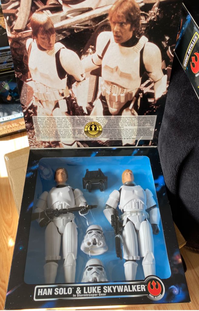 1996 Luke Skywalker Han Solo Stormtrooper Outfit - Kenner (Collectors Series) action figure collectible - Main Image 2