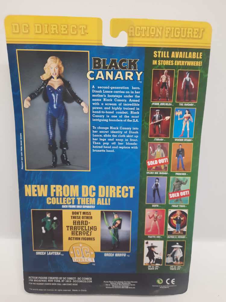 Black Canary  (DC Direct: 6”) action figure collectible - Main Image 2