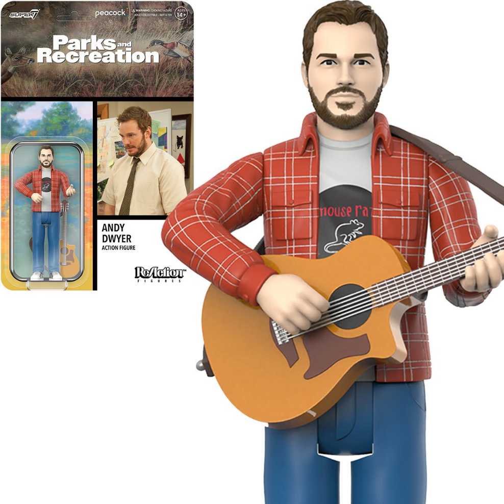 Andy Dwyer (Mouse Rat) - Super7 (Parks and Recreation) action figure collectible [Barcode 840049823761] - Main Image 2