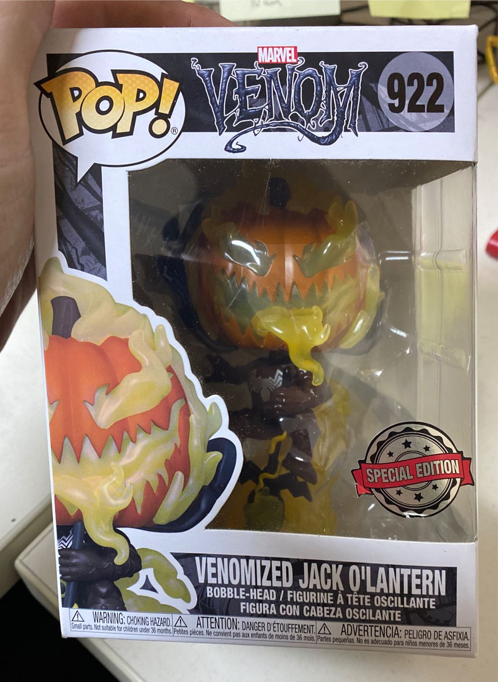 Jack O’lantern(Marvel Venomized) - Funko Pop 922 - Funko action figure collectible [Barcode 889698581851] - Main Image 2