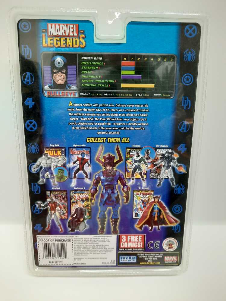 Bullseye  (Marvel Legends: 6”) action figure collectible [Barcode 086892711422] - Main Image 2