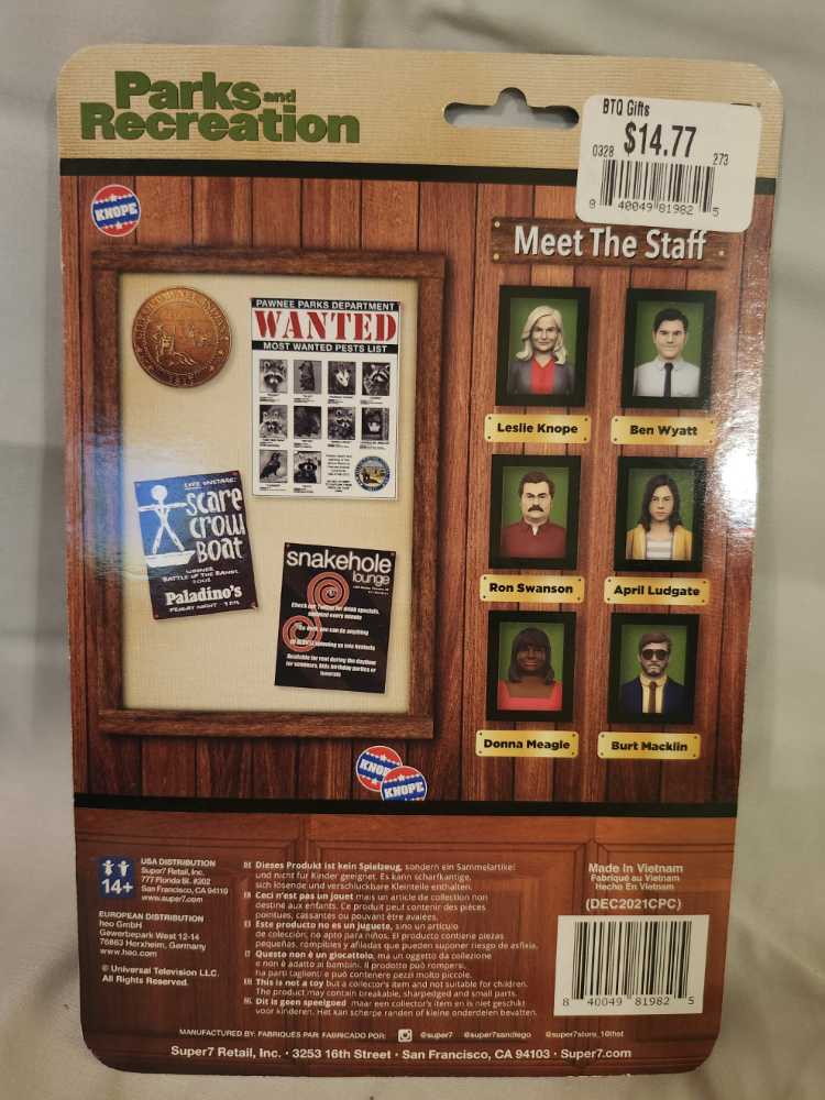 Donna Meagle - Super7 (Parks and Recreation) action figure collectible [Barcode 840049819825] - Main Image 2