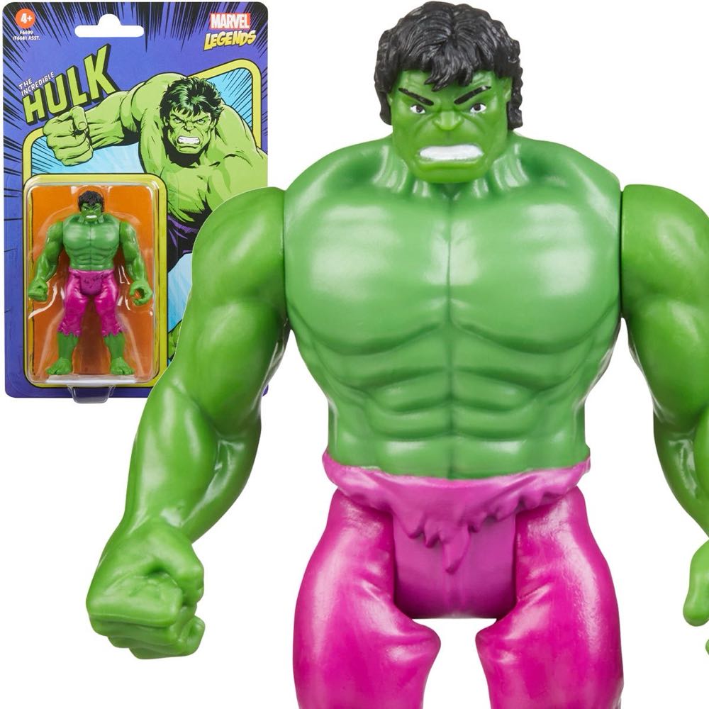 The Incredible Hulk - Hasbro (Marvel Legends Retro) action figure collectible [Barcode 5010996147257] - Main Image 4