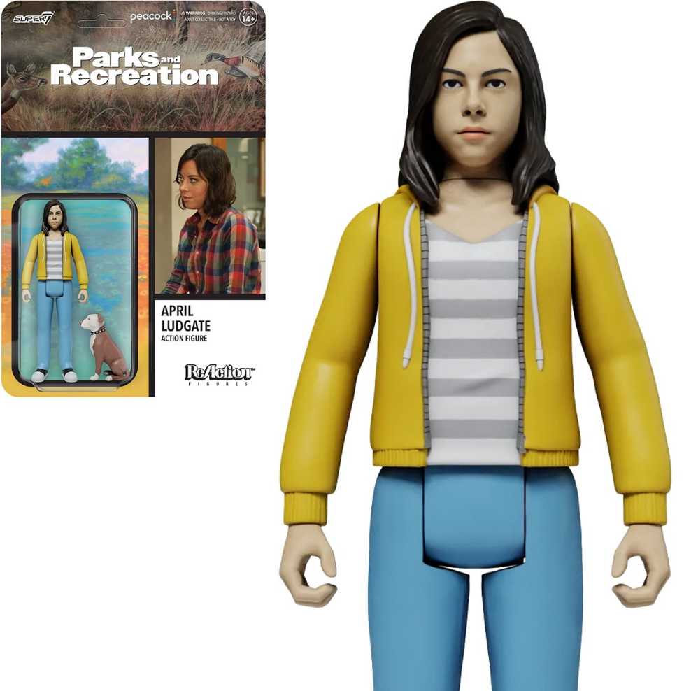 April Ludgate - Super7 (Parks and Recreation) action figure collectible [Barcode 840049819818] - Main Image 2