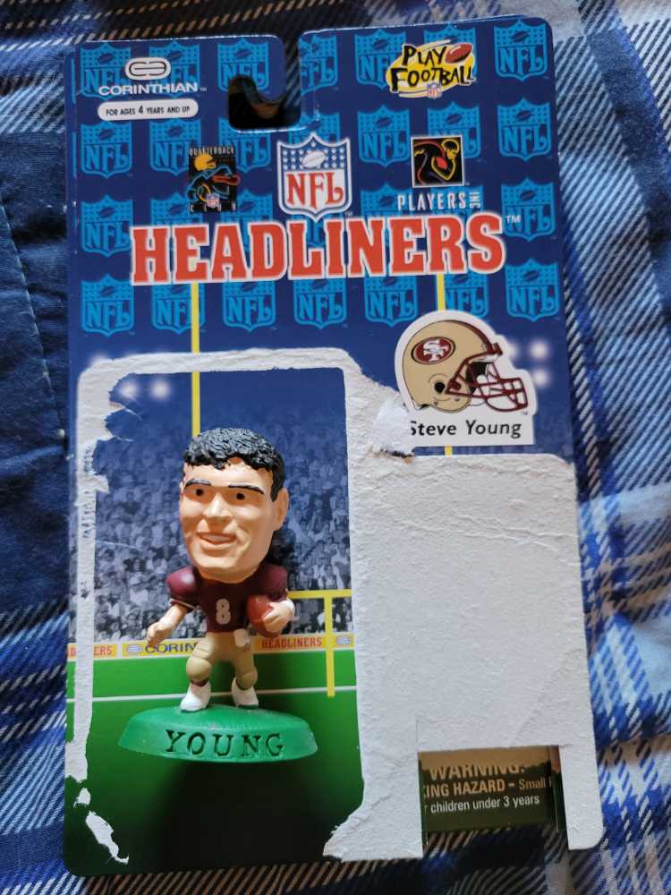 Steve Young - Corinthian (NFL Headliners) action figure collectible [Barcode 608326010293] - Main Image 1