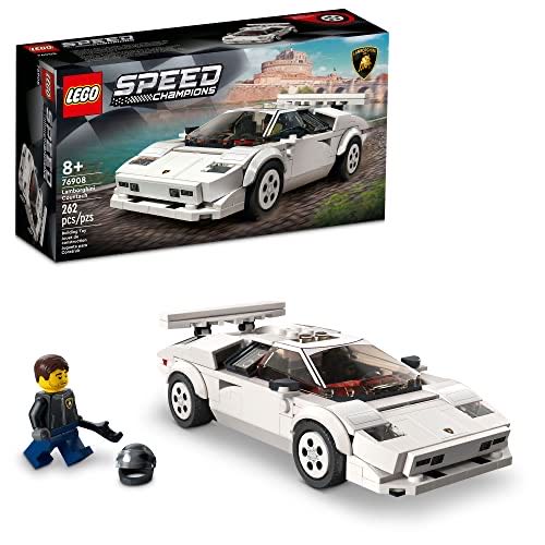 Lego Speed Champions Lamborghini Countach 76908 Building Toy Set For Kids Boys And Girls Ages 8 262 Pieces  (Speed Champions) action figure collectible [Barcode 673419358736] - Main Image 1