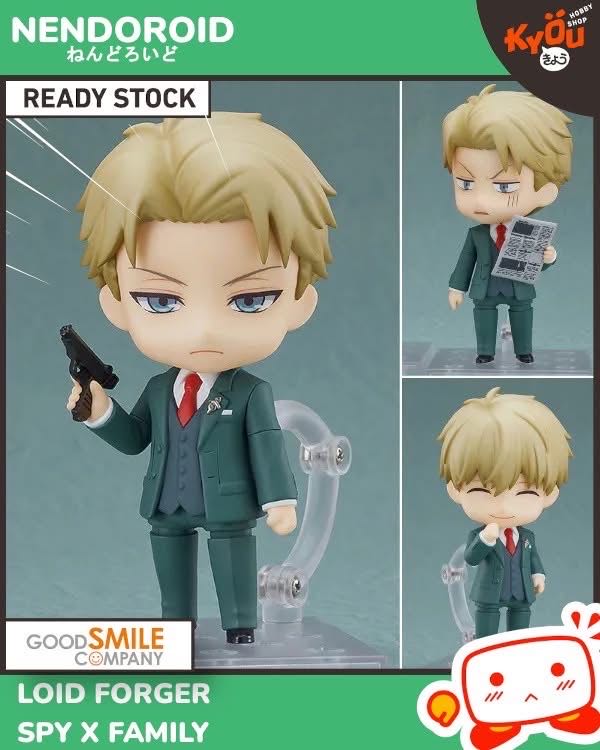 Loid Forger 1901 Nendoroid Spy X Family - Good Smile Company / Nendoroid (Spy x Family) action figure collectible [Barcode 4580590129504] - Main Image 4