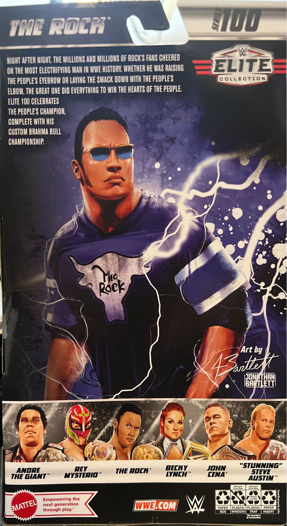 The Rock - Mattel (Wwe Elite) action figure collectible [Barcode 194735105250] - Main Image 3