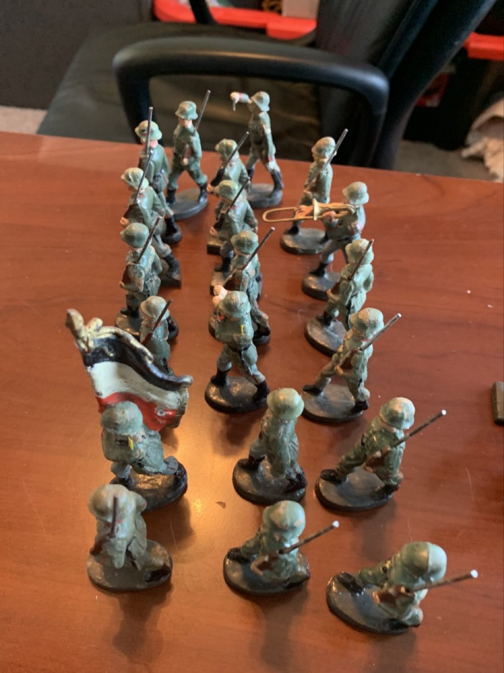 Elastolin Lineol German Marching Troops - Mixed (German) action figure collectible - Main Image 2