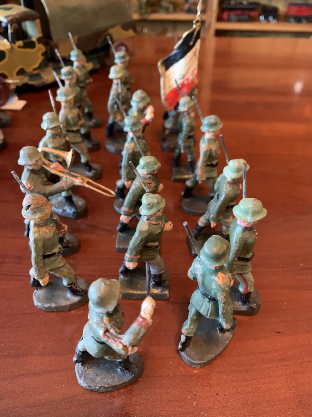 Elastolin Lineol German Marching Troops - Mixed (German) action figure collectible - Main Image 3