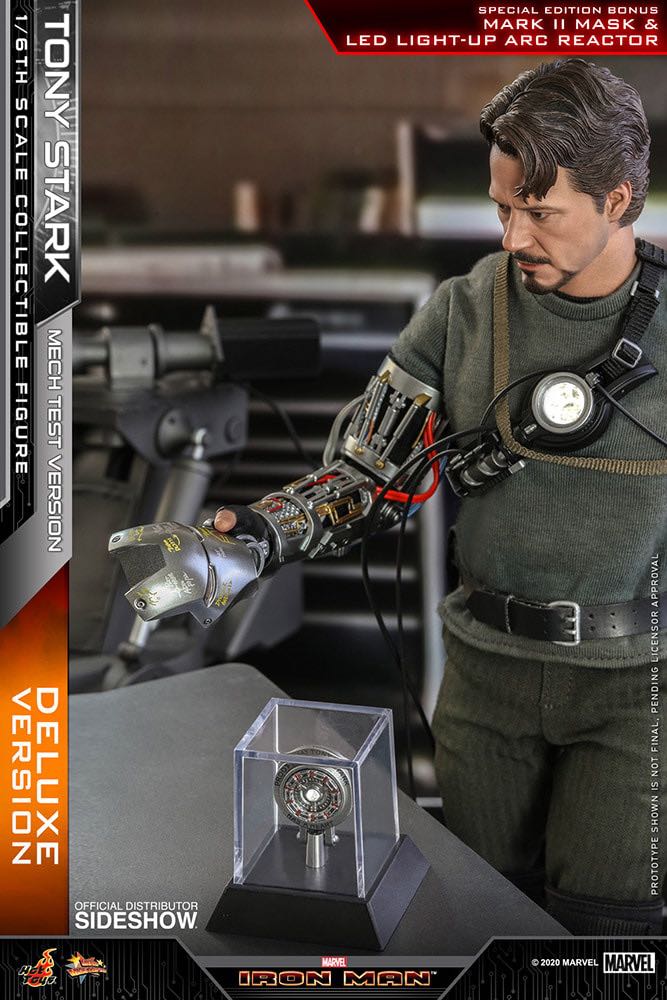 Tony Stark Mech Test Version (Deluxe-Special Edition) - Hot Toys (Iron Man) action figure collectible [Barcode 4895228605870] - Main Image 5