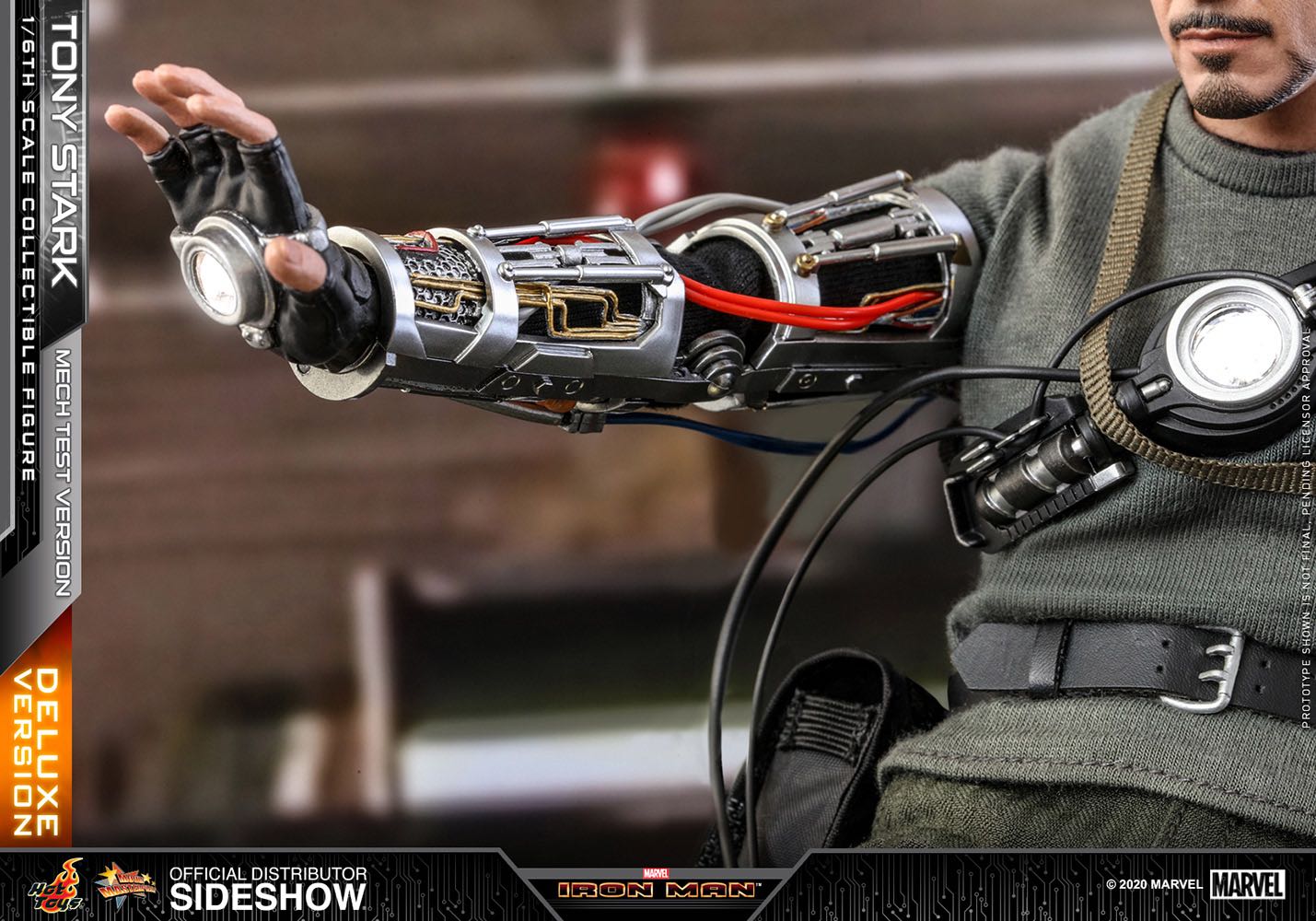 Tony Stark Mech Test Version (Deluxe-Special Edition) - Hot Toys (Iron Man) action figure collectible [Barcode 4895228605870] - Main Image 8