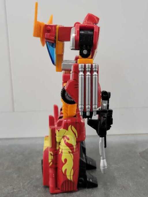 Rodimus Prime Hot Rod Hotrod Missing Base - Hasbro (Titanium) action figure collectible - Main Image 3