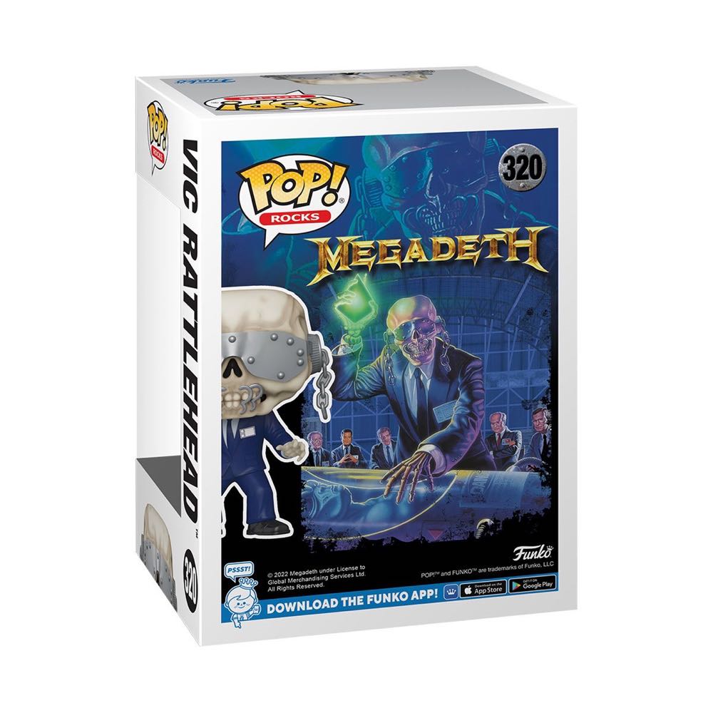 Megadeth: Vic Rattlehead - Funko Pop! Rocks (Music) action figure collectible [Barcode 889698657723] - Main Image 2