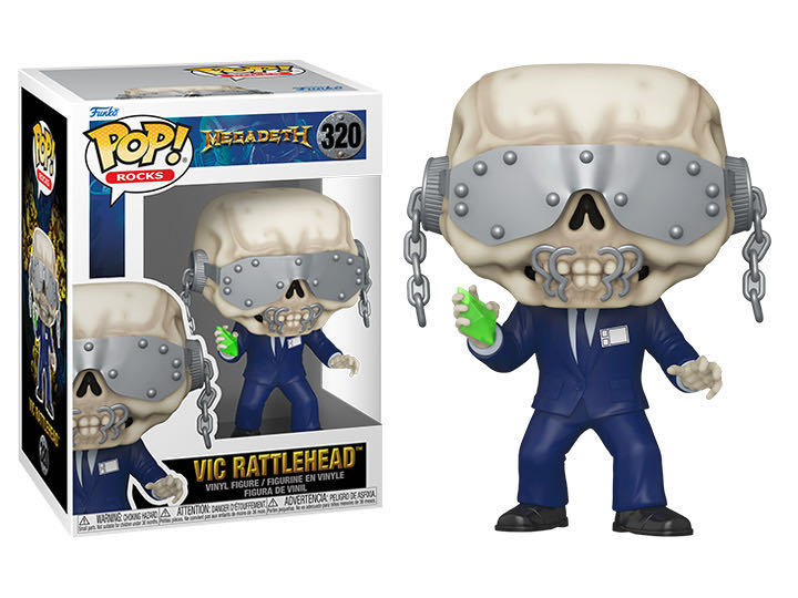 Megadeth: Vic Rattlehead - Funko Pop! Rocks (Music) action figure collectible [Barcode 889698657723] - Main Image 4