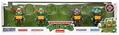 TMNT 2.5-in Metalfigs Keychain 4-Pack (GameStop Exclusive) - Jada Toys (TMNT 2.5” Metalfigs Keychain 4-Pack) action figure collectible [Barcode 801310341599] - Main Image 2