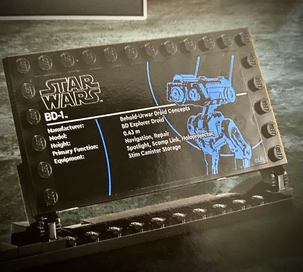 BD-1 - Lego Star Wars action figure collectible [Barcode 5702017155616] - Main Image 4