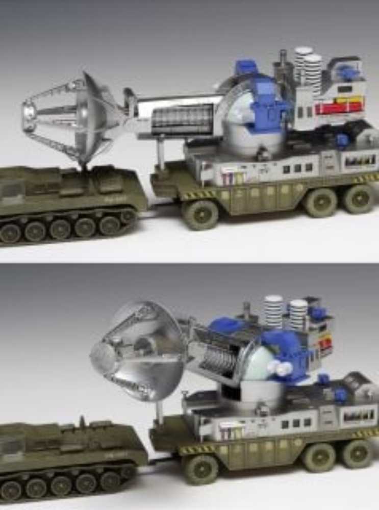 Miracle House Shinseiki Gokin Touhou Mechanic: Godzilla Type 66 Maser Cannon Diecast Model By Aoshima  (Godzilla) action figure collectible [Barcode 4905083090978] - Main Image 3