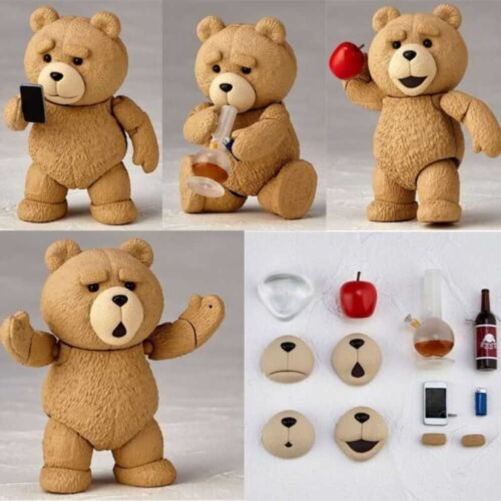 Ted 2 (Ted) - Revoltech (Ted) action figure collectible - Main Image 2