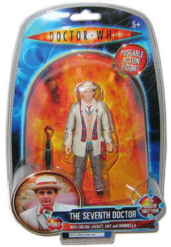 7th Doctor Cream Jacket & Hat Figure - Character Options (Doctor Who) action figure collectible - Main Image 4