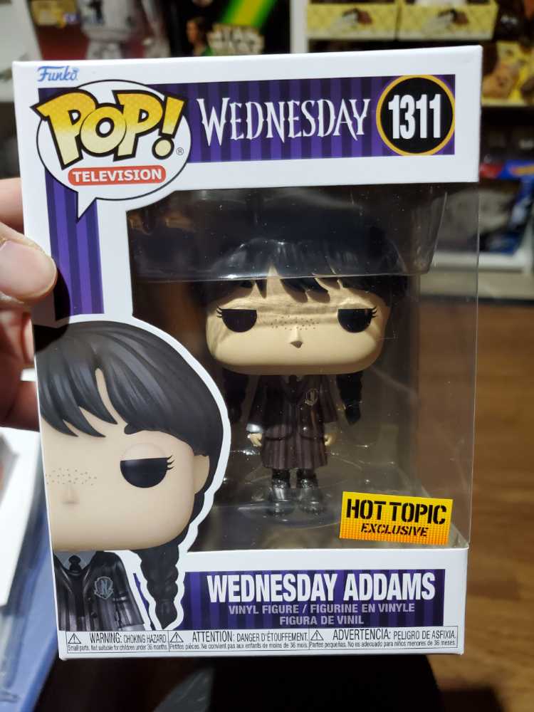 *Funko Pop Wednesday Addams Metallic Hot Topic Exclusive - Funko (Wednesday) (Wednesday) action figure collectible [Barcode 889698682930] - Main Image 2