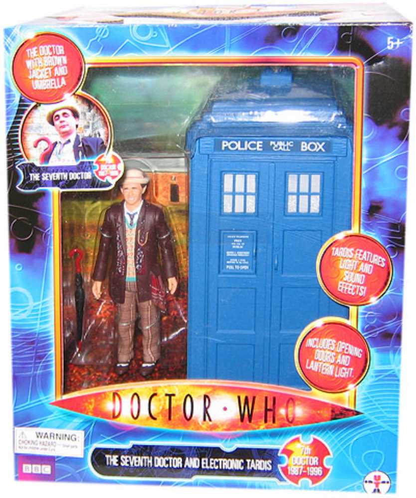 7th Doctor and Electronic Tardis - Character Options (Doctor Who) action figure collectible [Barcode 5029736035396] - Main Image 2
