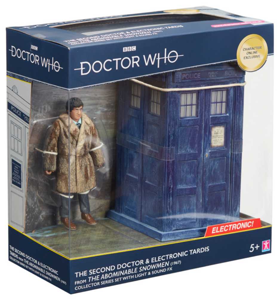 2nd Doctor and Electronic Tardis (from The Abominable Snowmen) - Character Options (Doctor Who) action figure collectible [Barcode 5029736072438] - Main Image 2